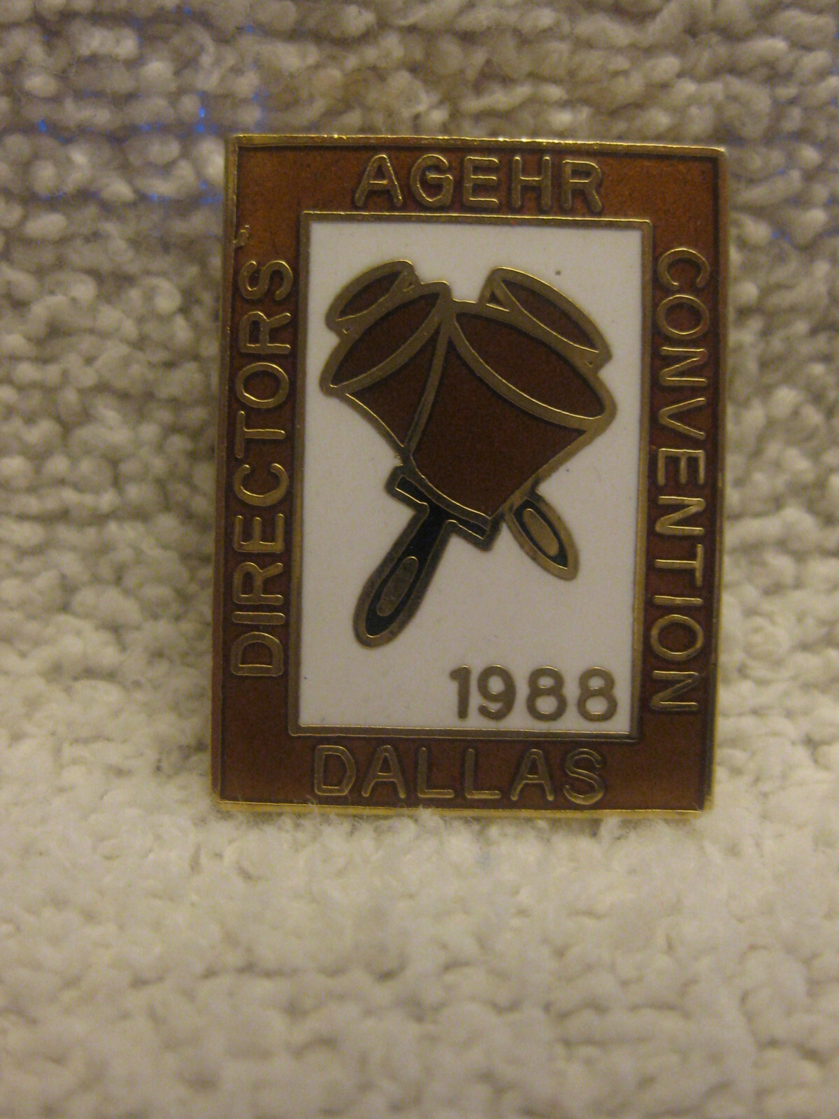 AGEHR Directors Convention Dallas, Texas Vintage Lapel Pinback pin