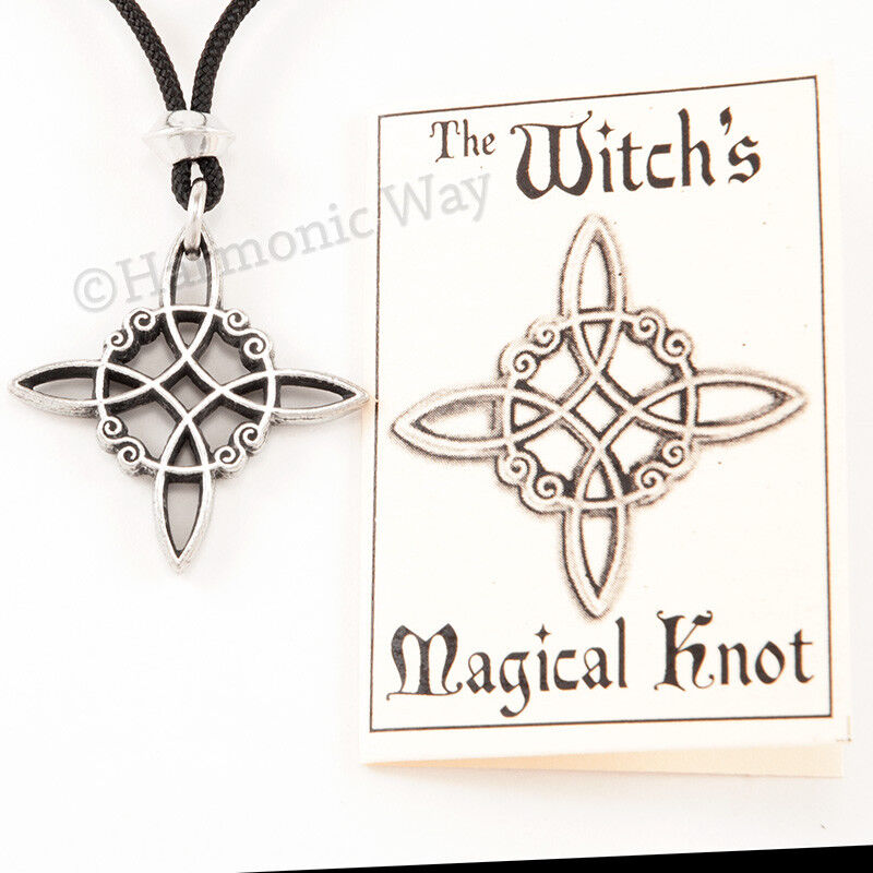 WITCH'S PROTECTION KNOT Pendant Wicca Wiccan Necklace Magical Knot charm