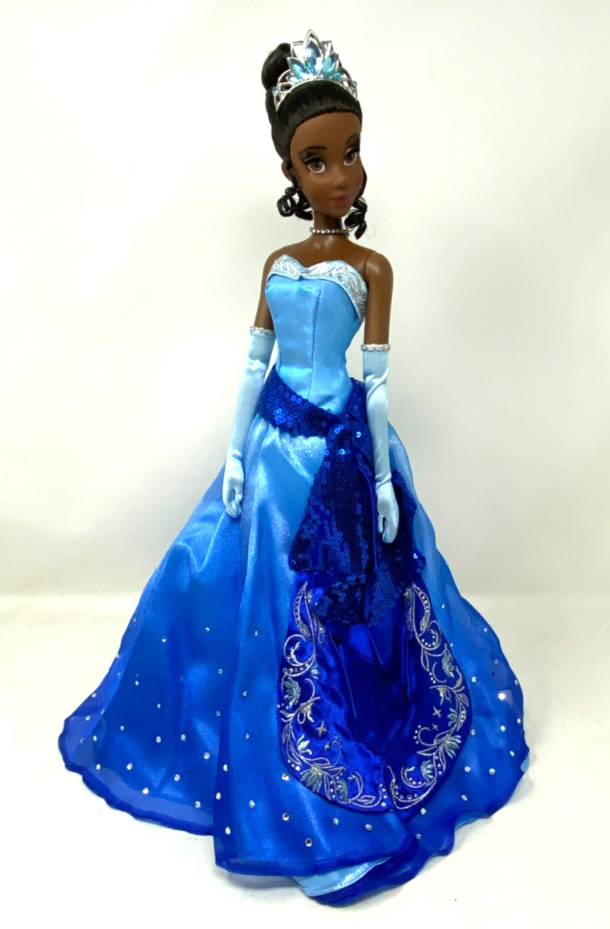 Tiana Disney Princess and the Frog BLUE DRESS Limited Edition 17” Doll