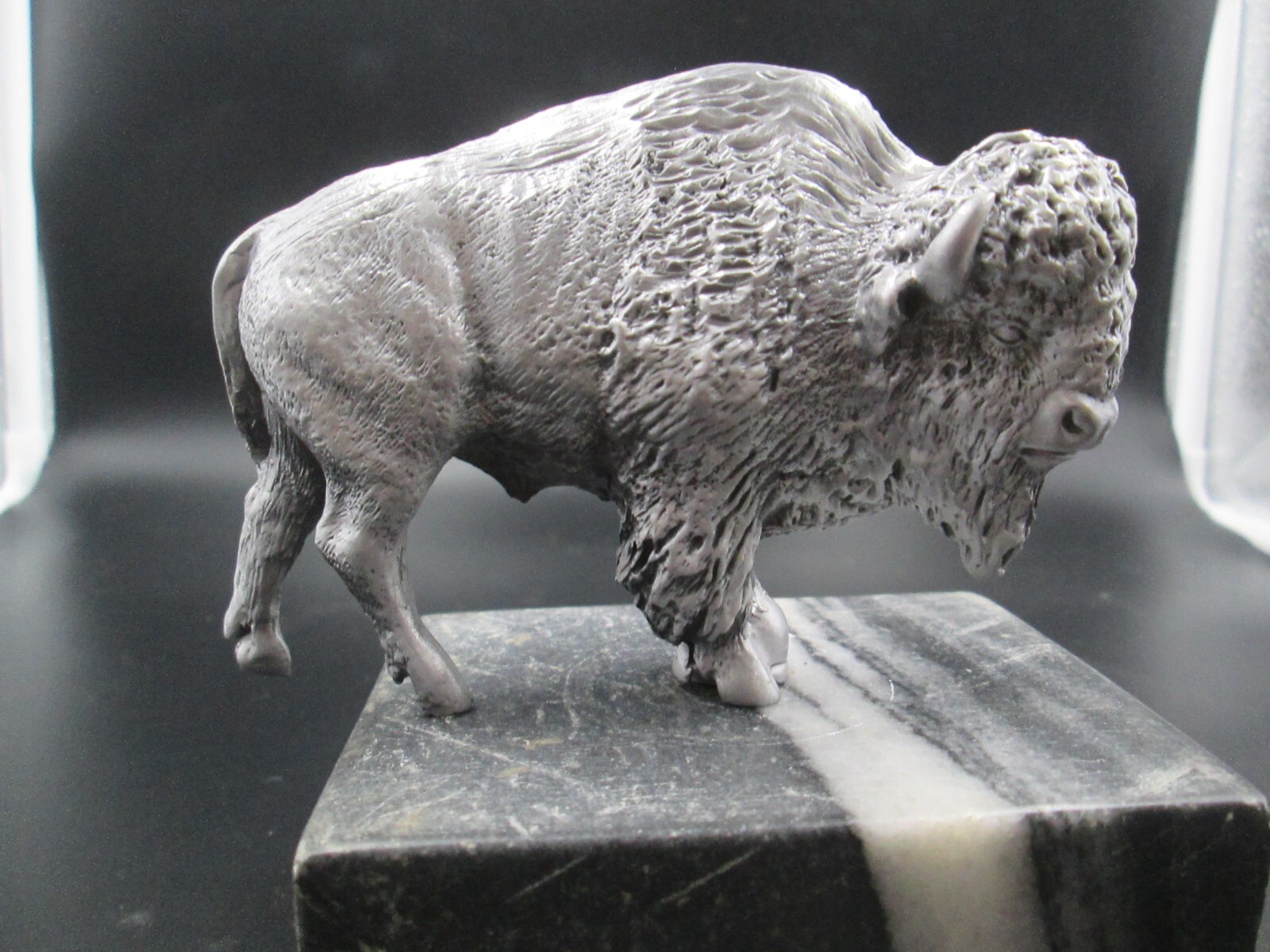 bison buffalo yellowstone hotrod ratrod car hood ornament