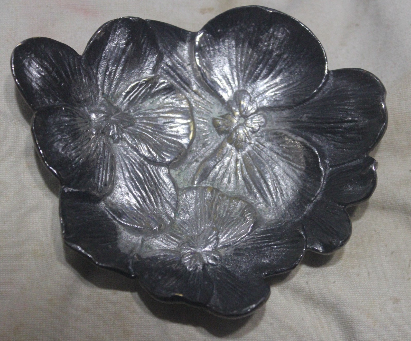 Michael Aram Metal Black Orchid Collection Tray/Dish.