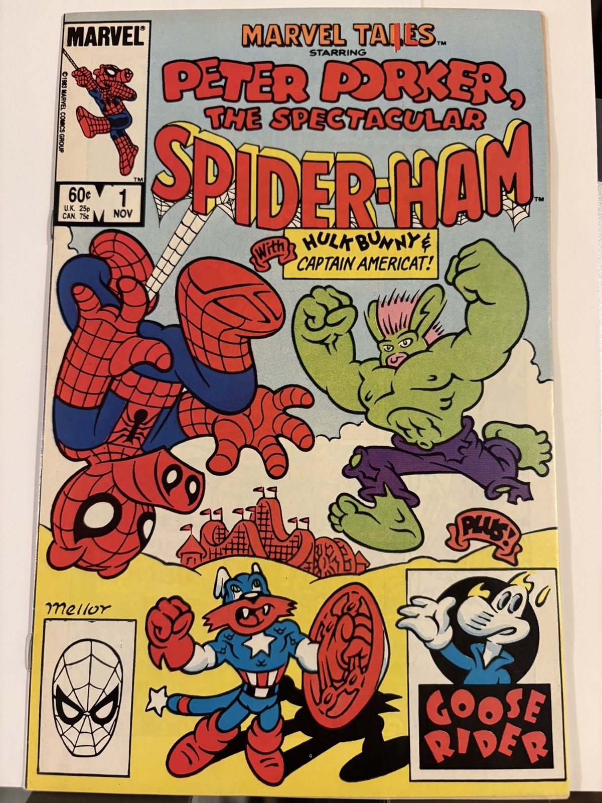 Marvel Tails The Spectacular Spider -Ham #1 (1983) Peter Porker