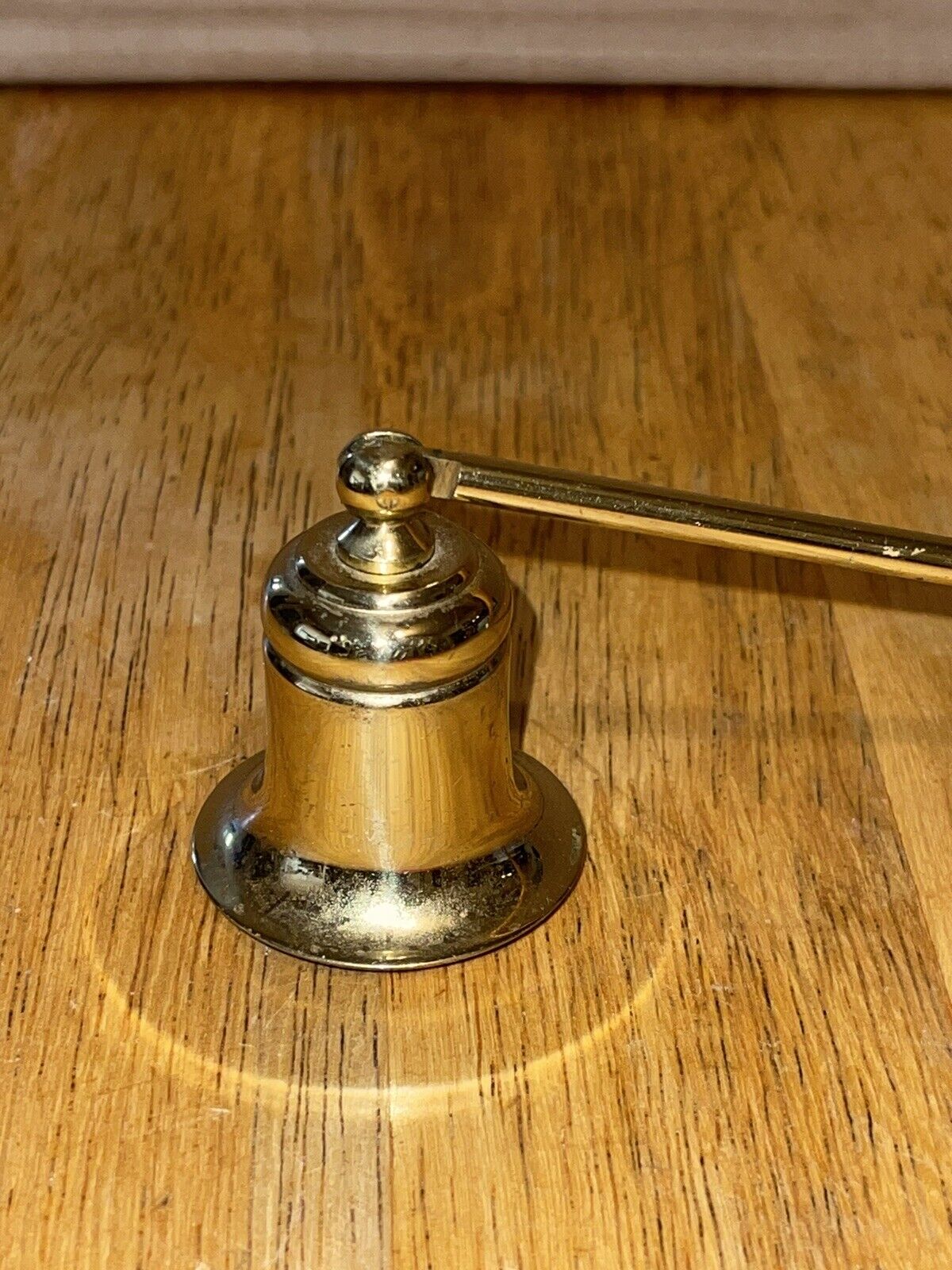 Vintage Long Handled Brass Candle Snuffer  #10