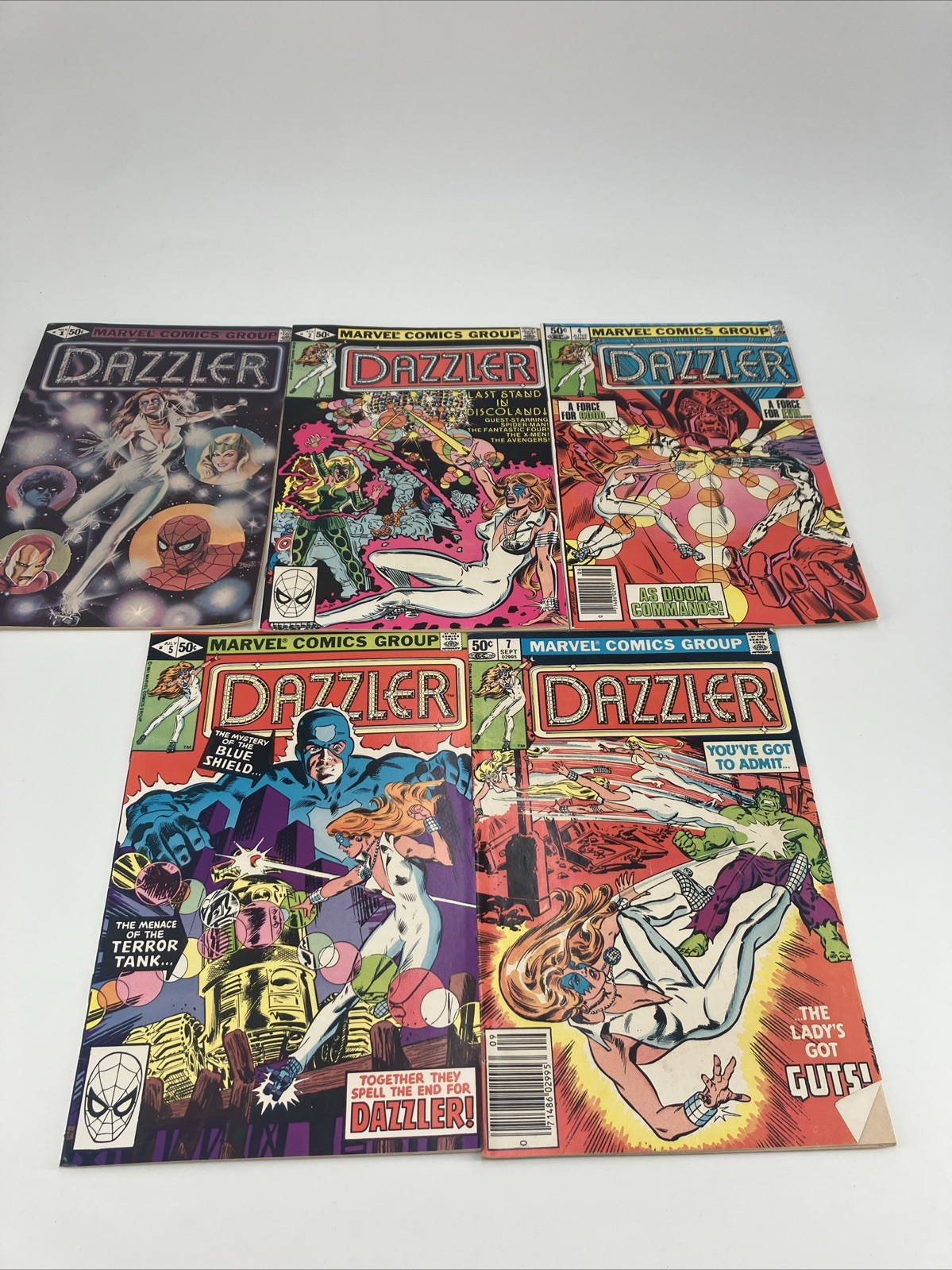 DAZZLER Comic LOT of 5 1-2 4-6 7 Marvel Comic Ships Fast