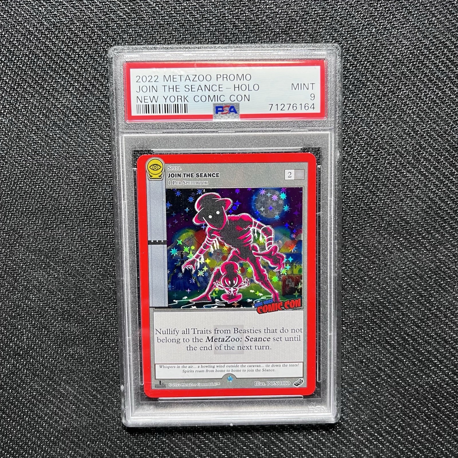 MetaZoo Join The Seance PSA 9 Mint New York Comic Con 1st Edition Promo Holo