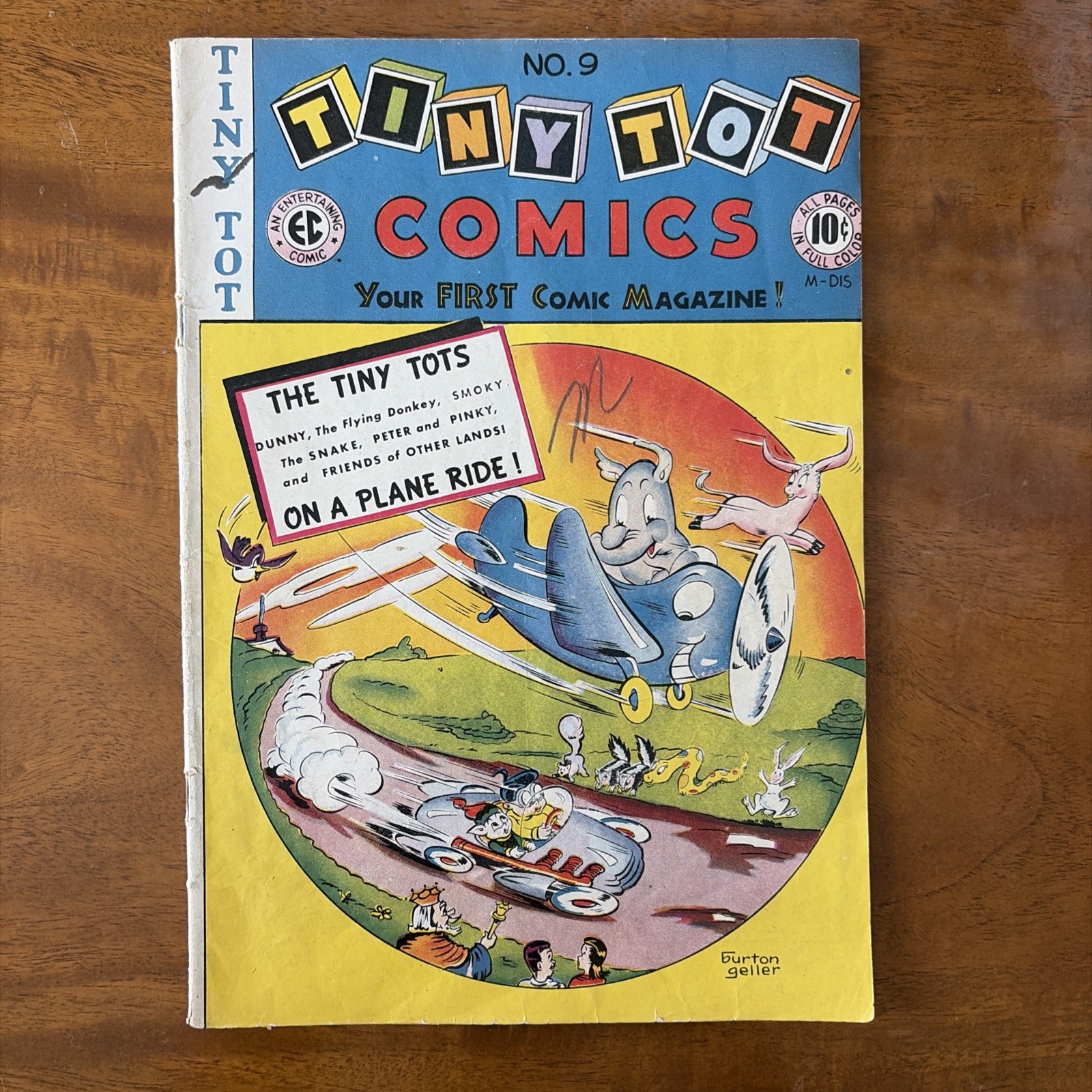 Tiny Tot Comics 9 July Aug 1947 HTF Pre-Horror EC Golden Age 10 Cent