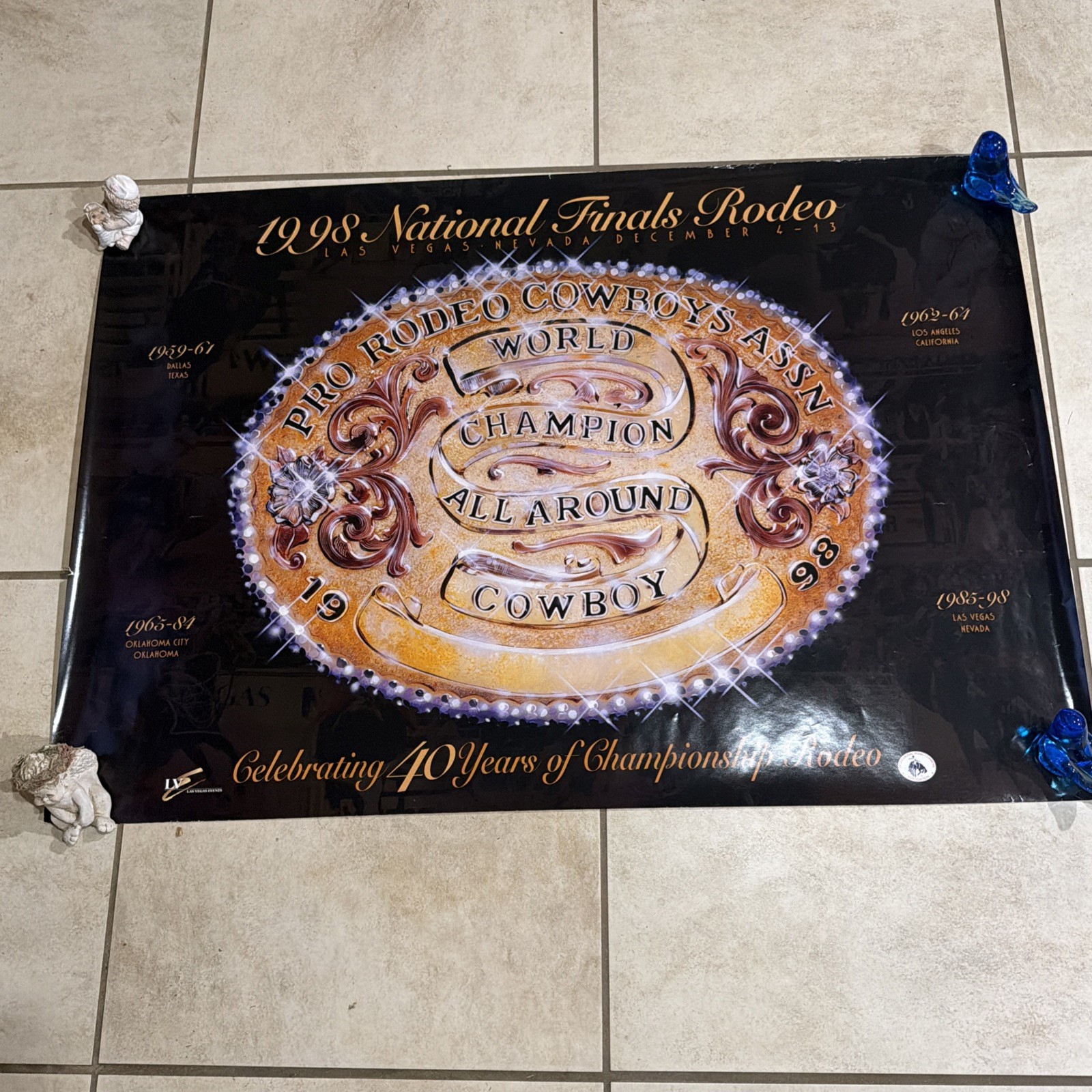 1998 National Finals Rodeo Poster 1998 National Finals Rodeo Poster