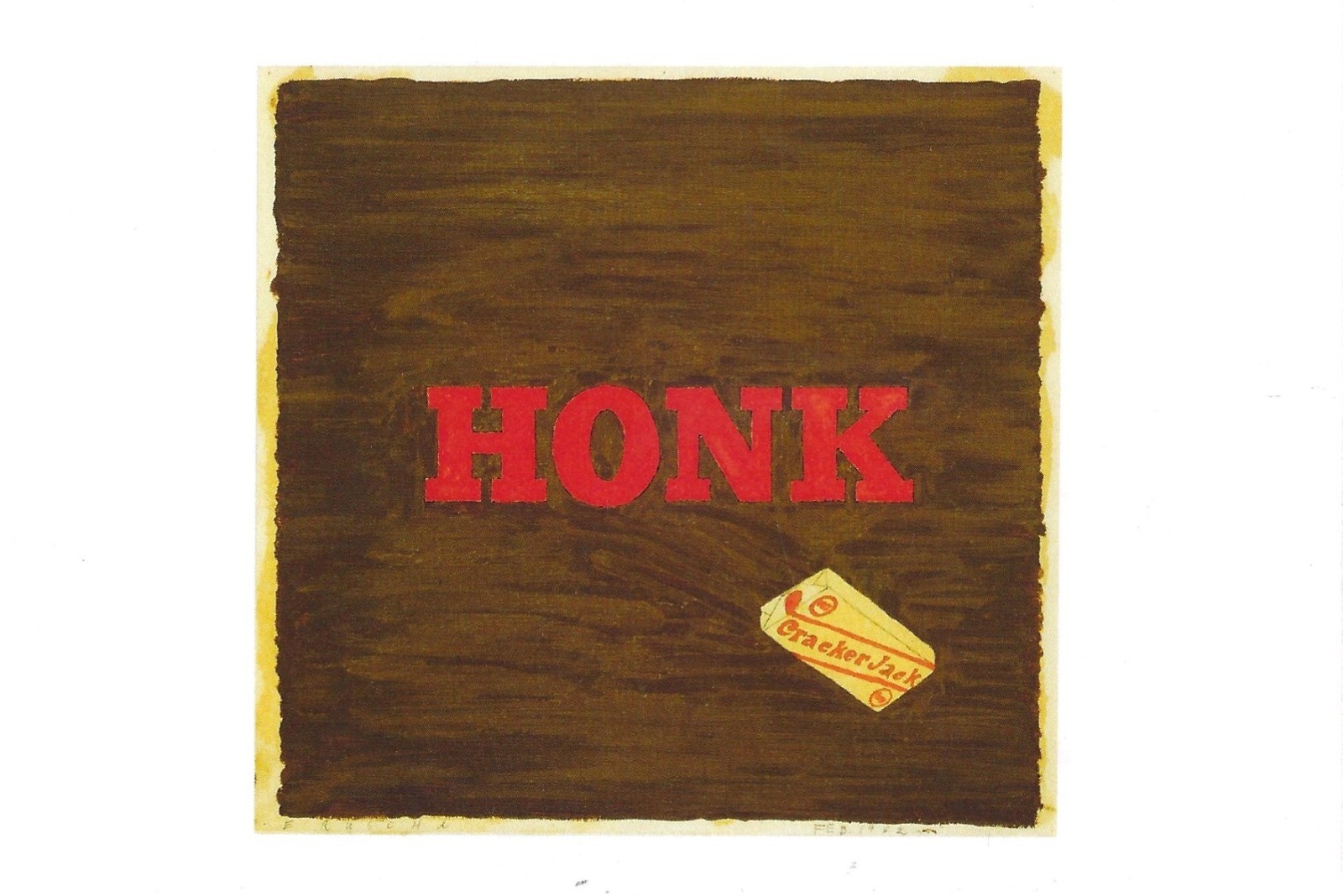 Postcard Ed Ruscha Postcard Ed Ruscha