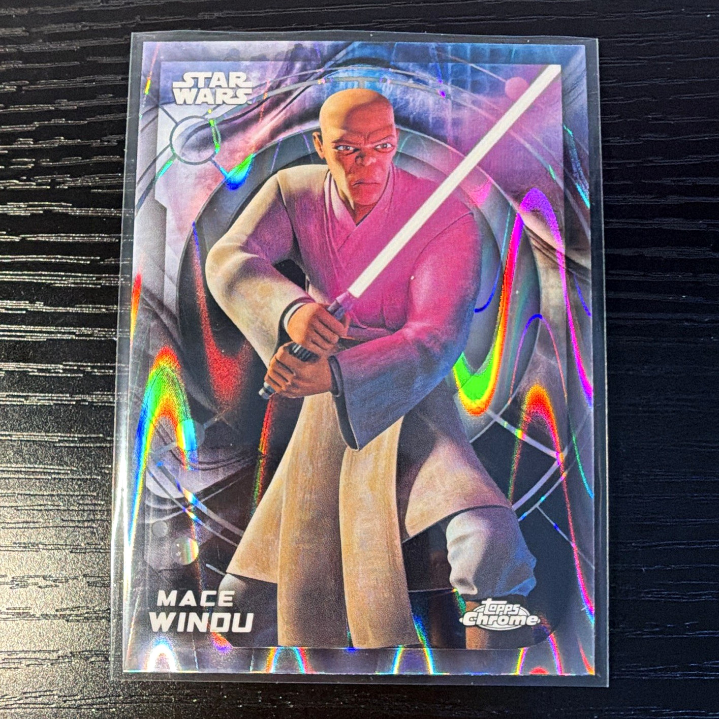 Topps 2022 Topps Chrome Star Wars Tales of the Jedi Mace Windu #27 Card