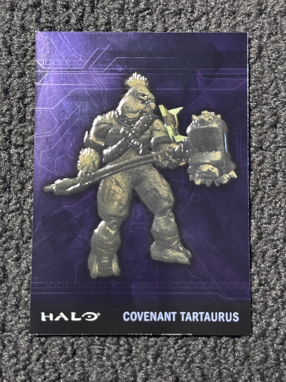 COVENANT TARTAURUS 2007 HALO TOPPS INSERT EMBOSSED FOIL CARD 8 of 10 NM
