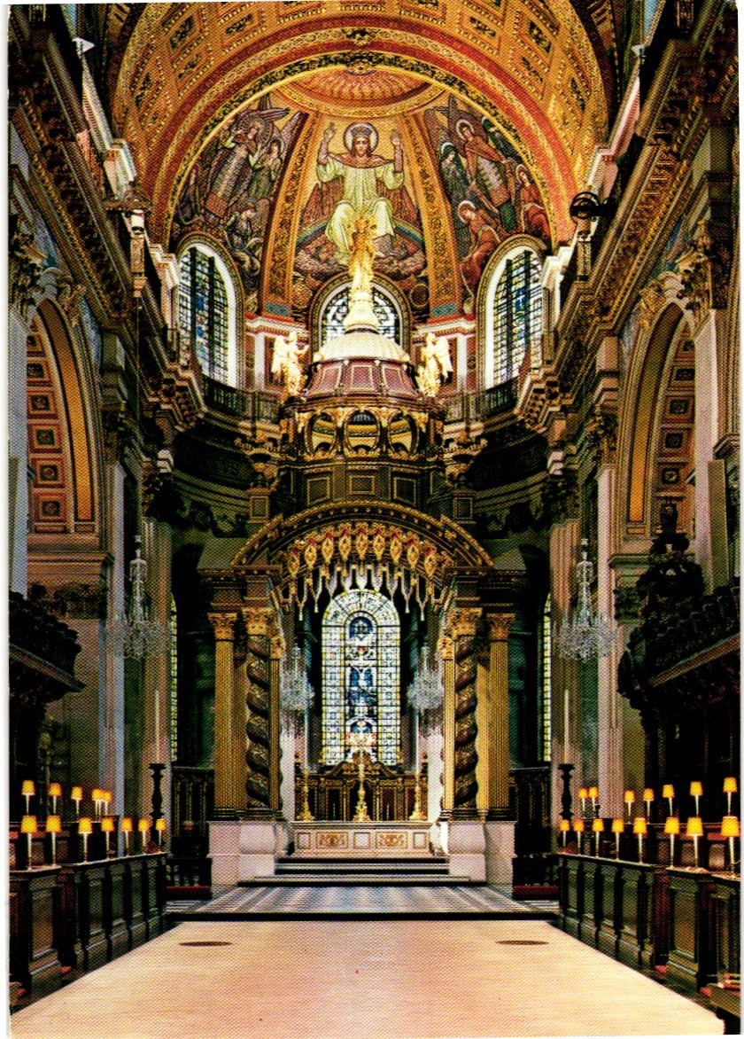 Vintage Postcard - St. Paul\'s Cathedral The High Altar.