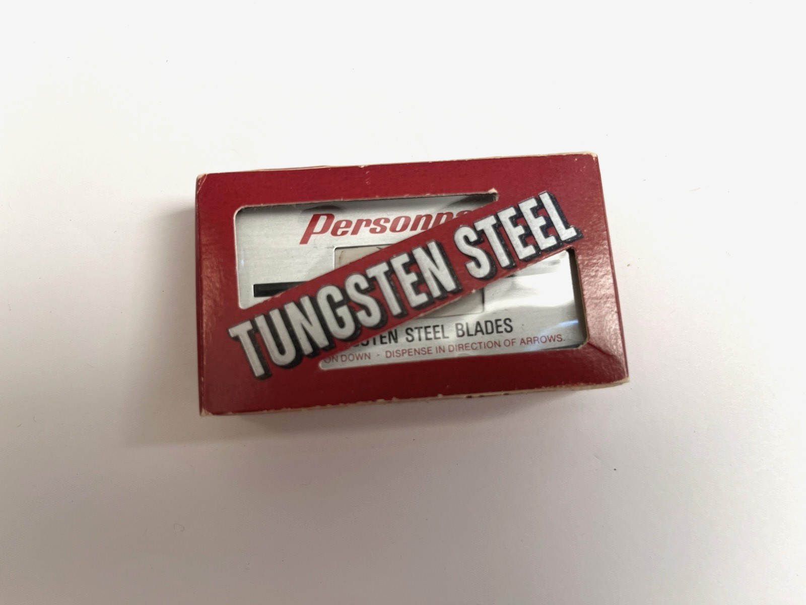 Vintage Personna 74 Tungsten Steel Razor Blades 5 Pack  NEW OLD STOCK