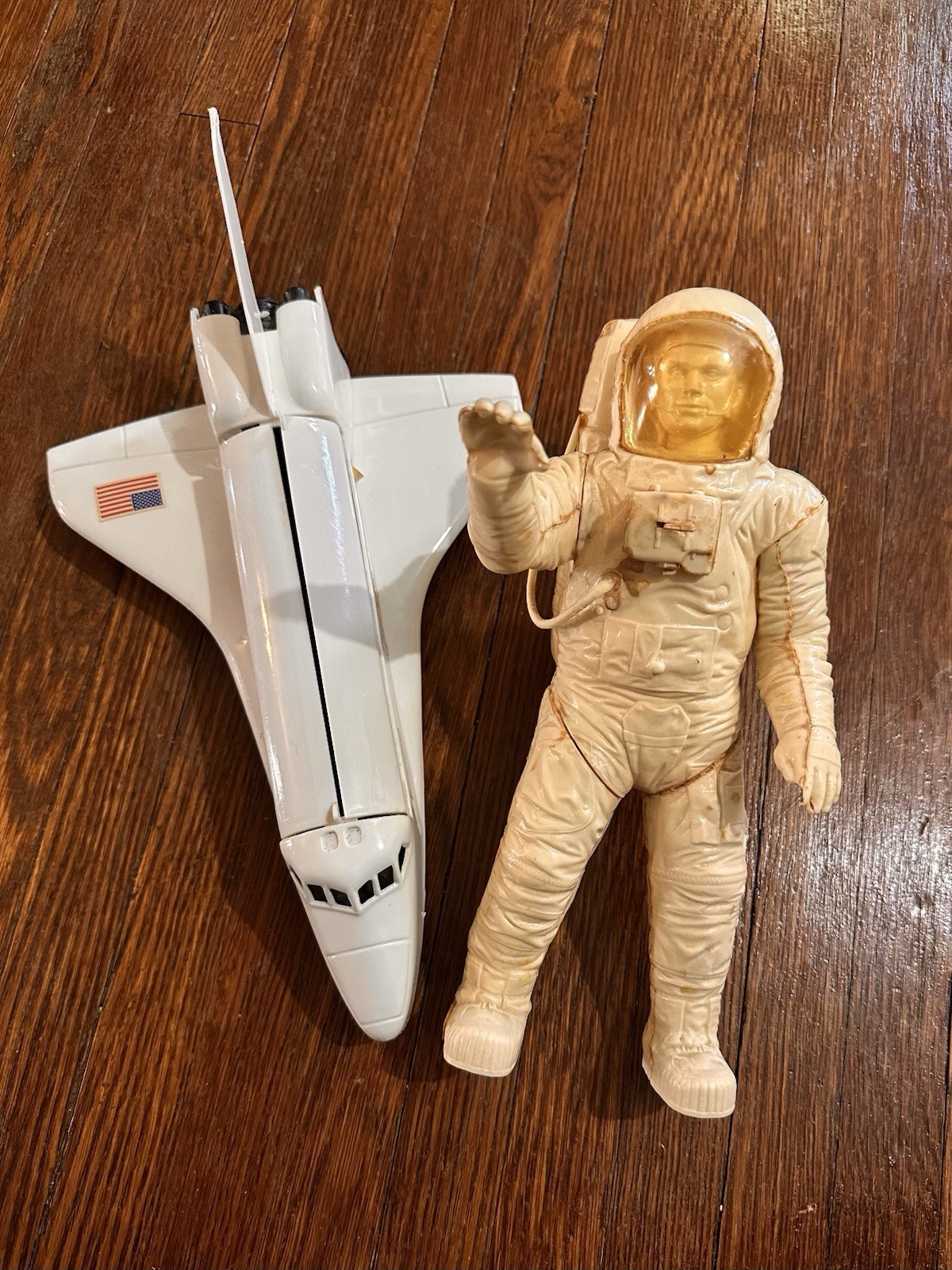 1970s NASA Astronaut Toy With Spaceship 1970s NASA Astronaut Toy With Spaceship