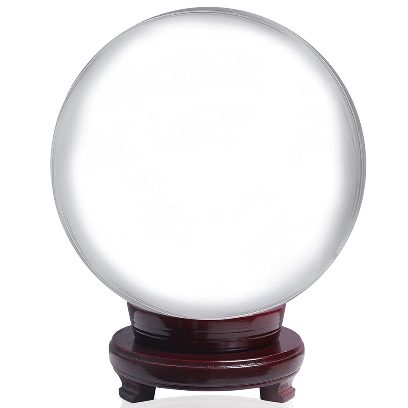 Huge Clear Divination Crystal Ball Meditation Glass Sphere
