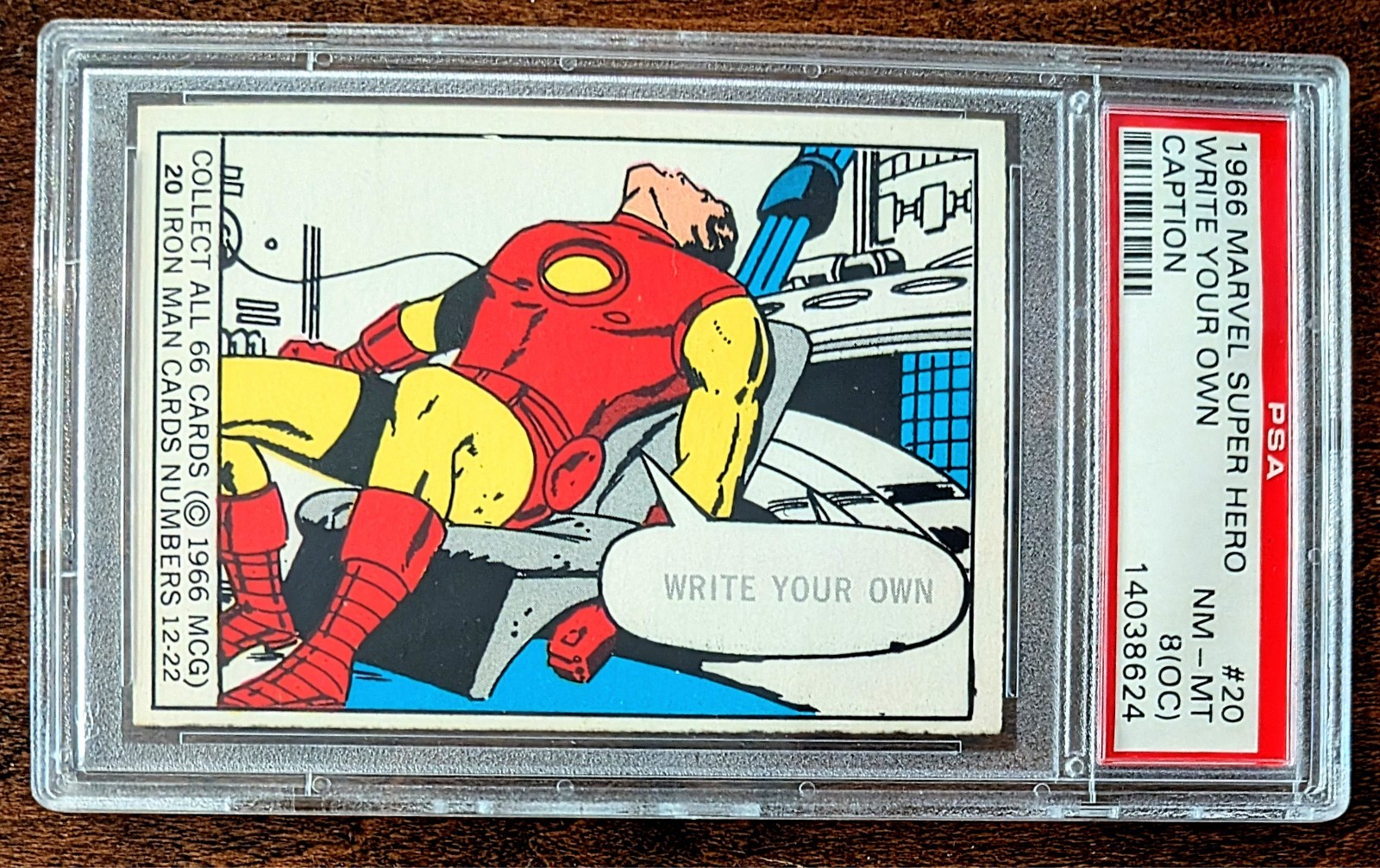 1966 DONRUSS MARVEL SUPERHEROES #20 RARE PSA NM-M 8(oc) READ THE DESCRIPTION