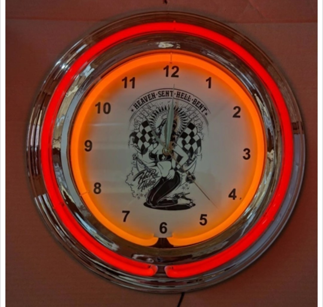 Heaven Sent Double Band Neon Clock