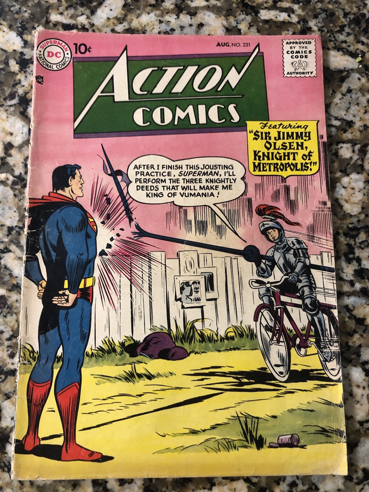 Action Comics #231 Good 1957 Wayne Boring Cover Action Comics #231 Good 1957 Wayne Boring Cover