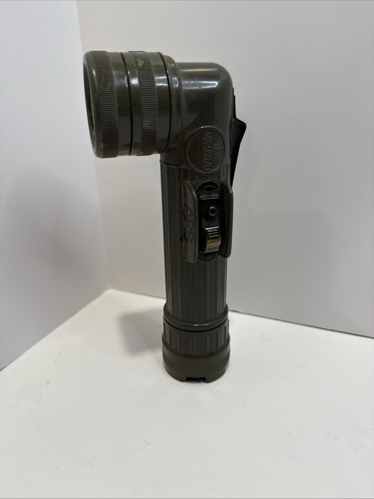 Vintage FULTON MX-991/U Flashlight U.S Military Army GI Vietnam Era TESTED/WORKS