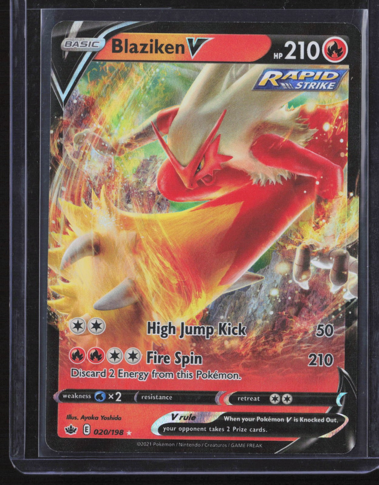 SWSH06: Chilling Reign #020/198 Blaziken V