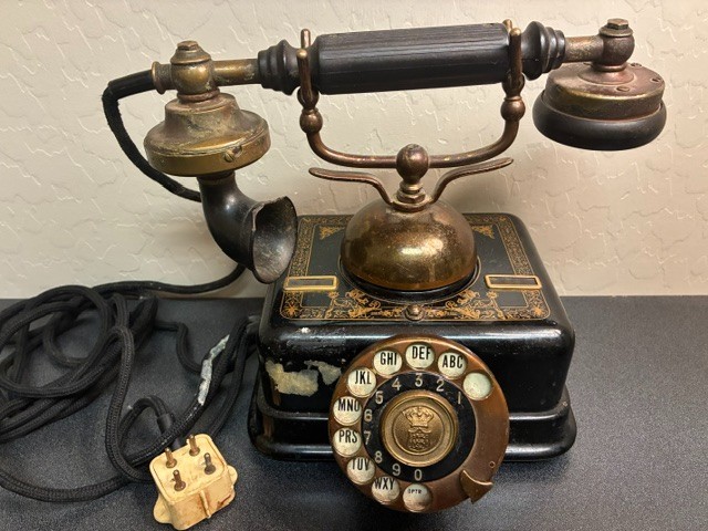 Reproduction Antique L.M. Ericsson Copenhagen Telephone c.1897 Expoga Danmark