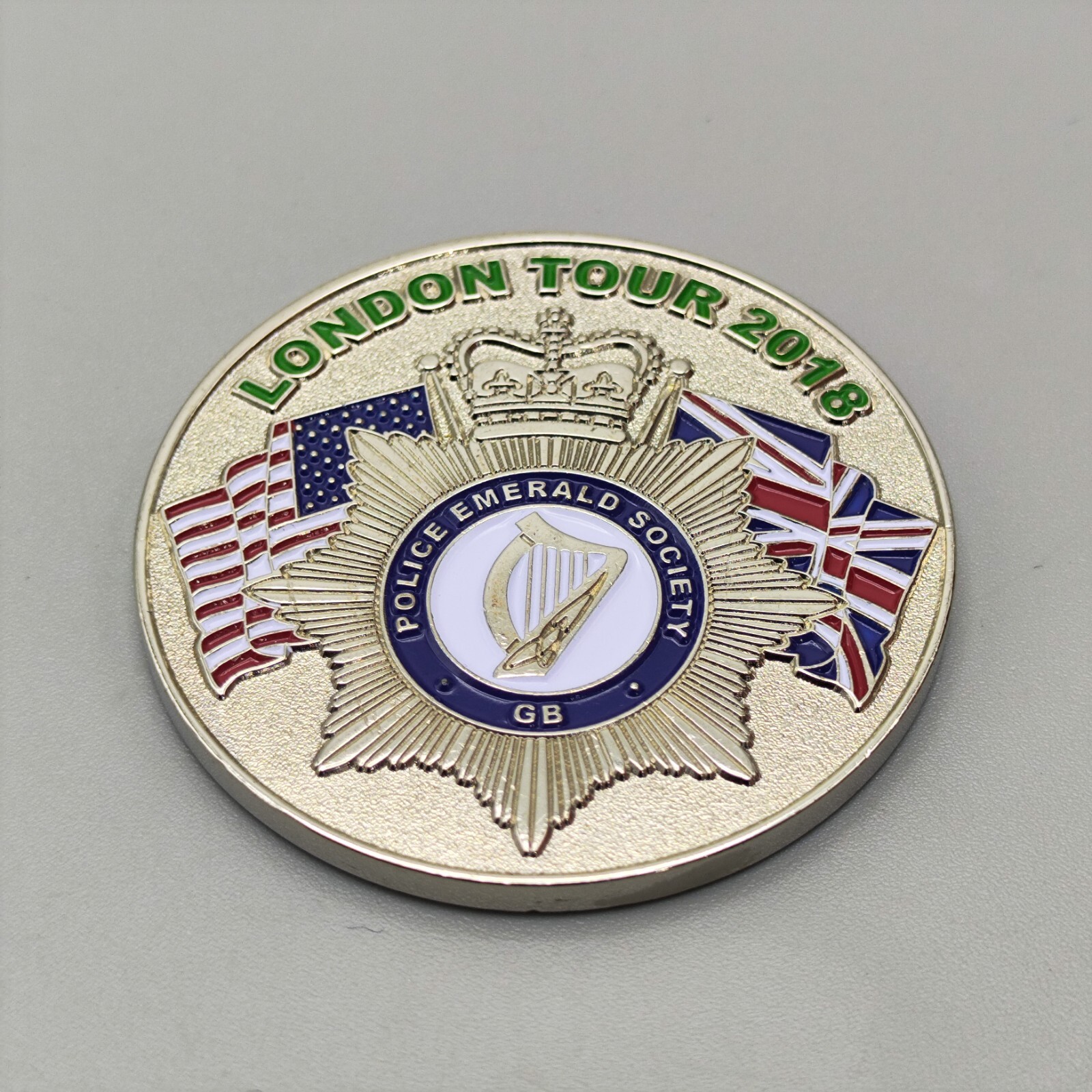 Maine Public Safety Police Department London Tour 2018 Challenge Coin
