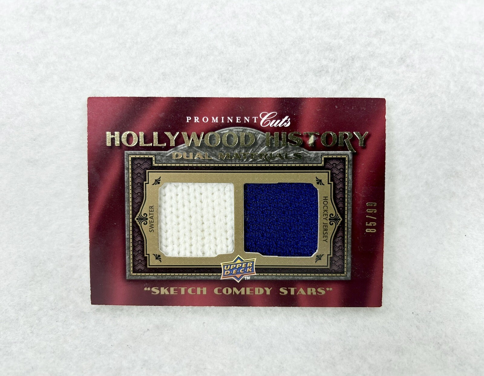 2009 UD Prominent Cuts Movie-Worn Dual /99 Jim Carrey / Jamie Foxx HHD-36 2009 UD Prominent Cuts Movie-Worn Dual /99 Jim Carrey / Jamie Foxx HHD-36