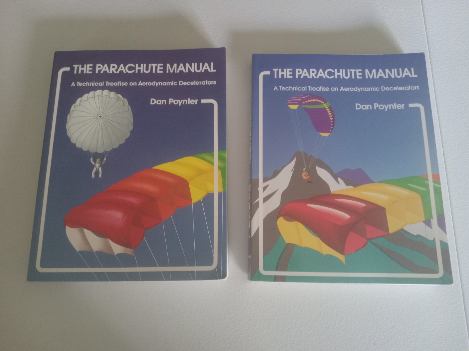 Dan Poynter The Parachute Manual Volumes I & II Complete Set Aviation Skydiving