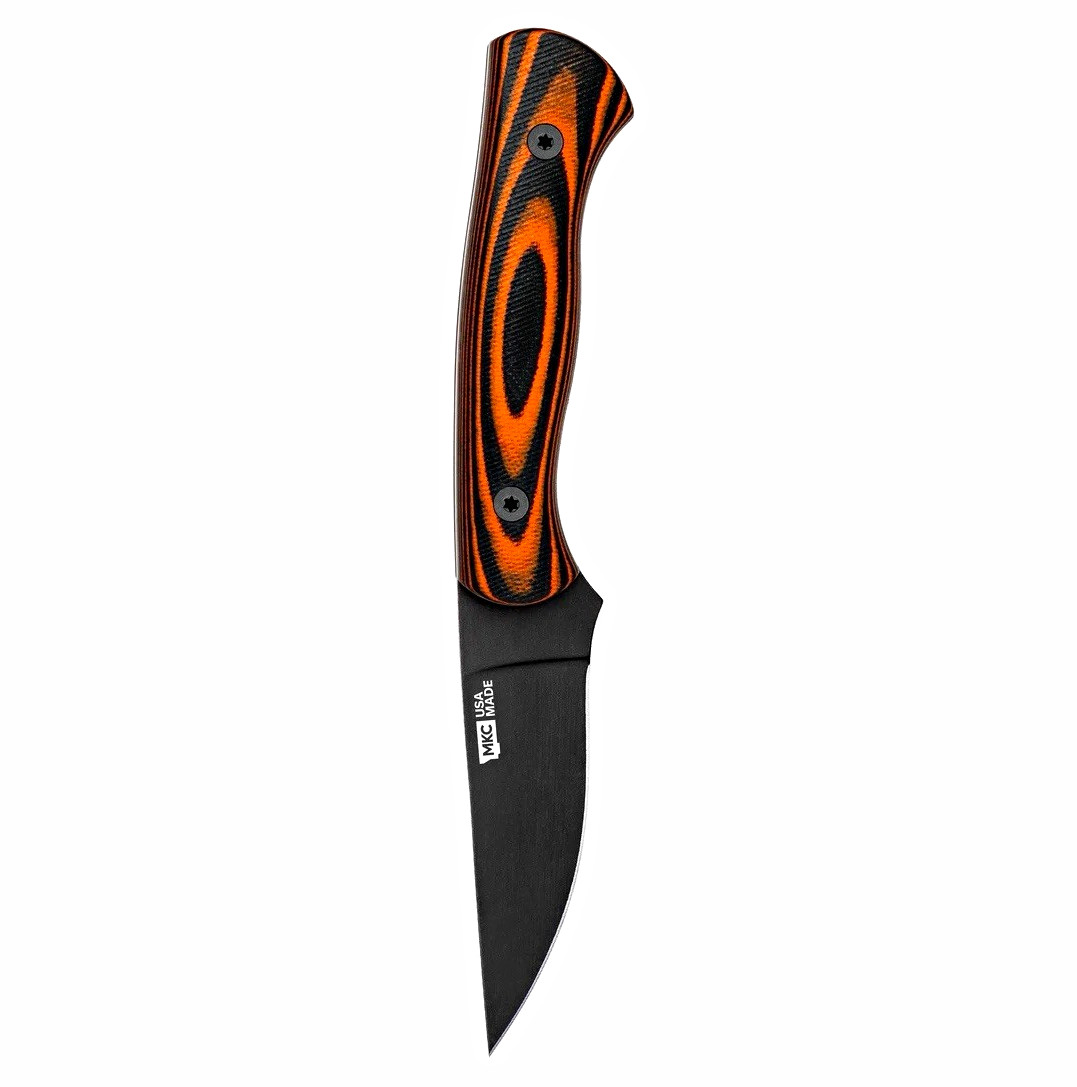 Montana Knife Co. Blackfoot 2.0 Black and Orange Handle w/ Sheath Montana Knife Co. Blackfoot 2.0 Black and Orange Handle w/ Sheath