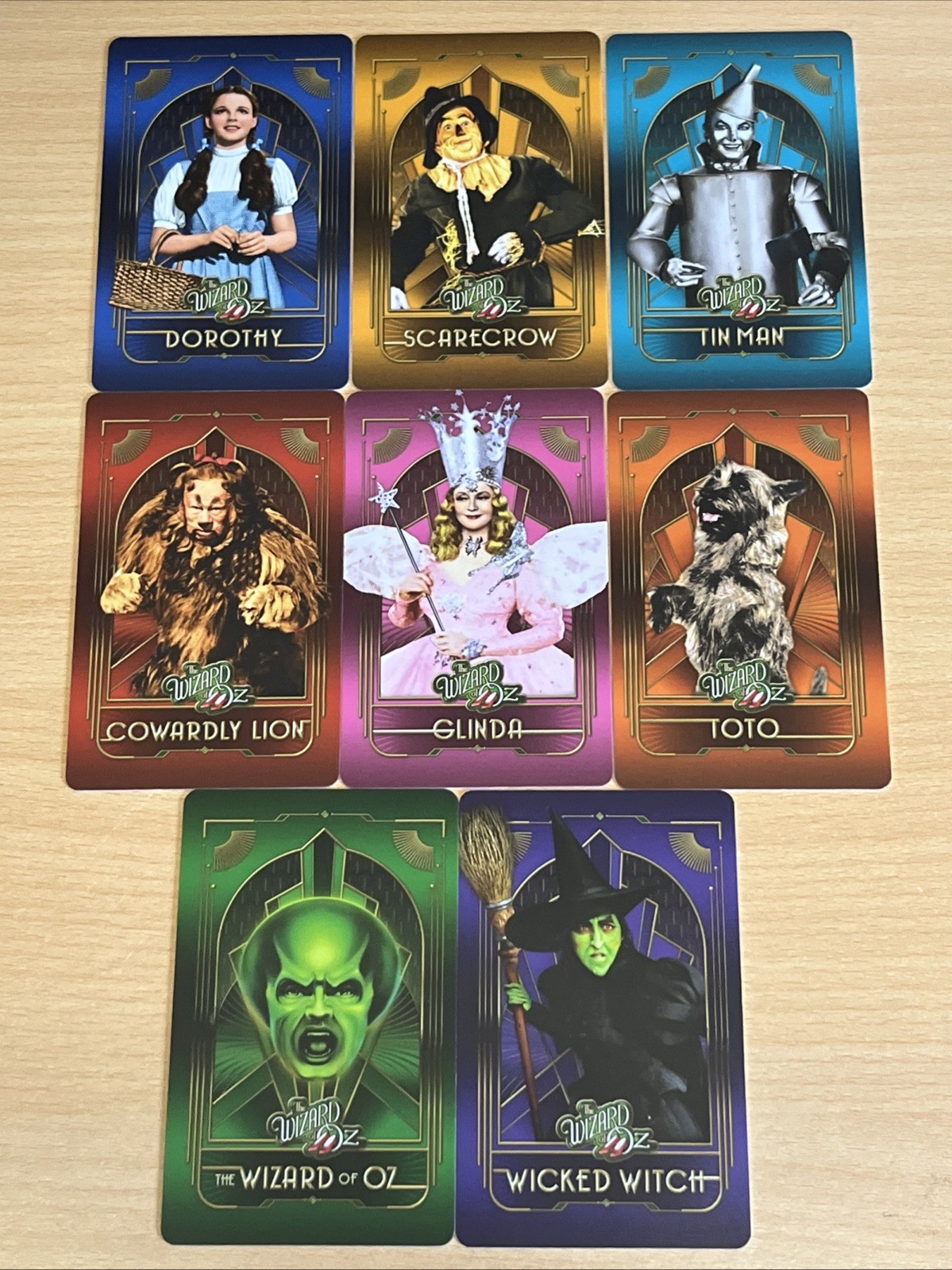 🔥🌪️Wizard Of Oz🌪️🔥Coin Pusher Arcade Game Complete 8 Card Lot (A) 🔥🌪️Wizard Of Oz🌪️🔥Coin Pusher Arcade Game Complete 8 Card Lot (A)