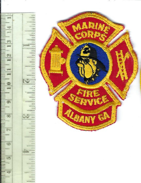 Marine Corps Albany GA Georgia Fire Service duty-worn patch