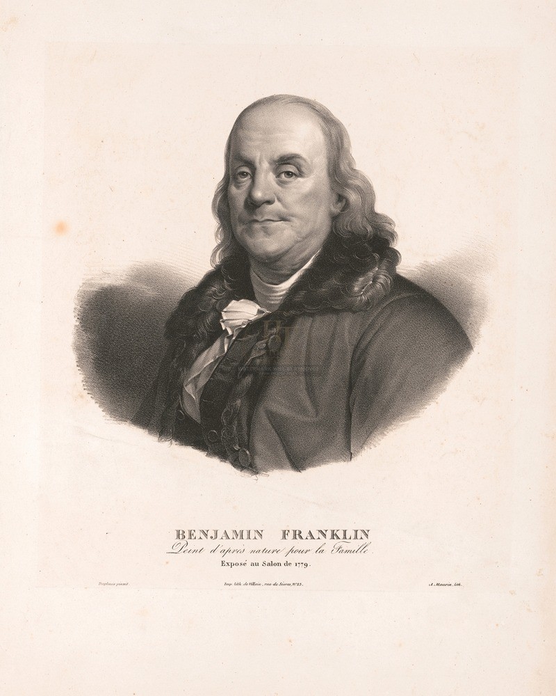 Benjamin Franklin 1779 8x10 Print HT5134278