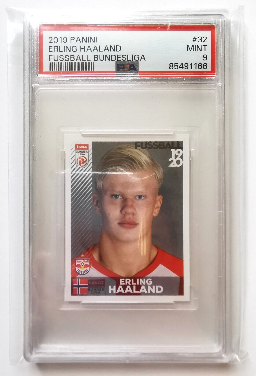 2019-20 Panini sticker football Bundesliga Erling Haaland rookie RC #32 Salzburg