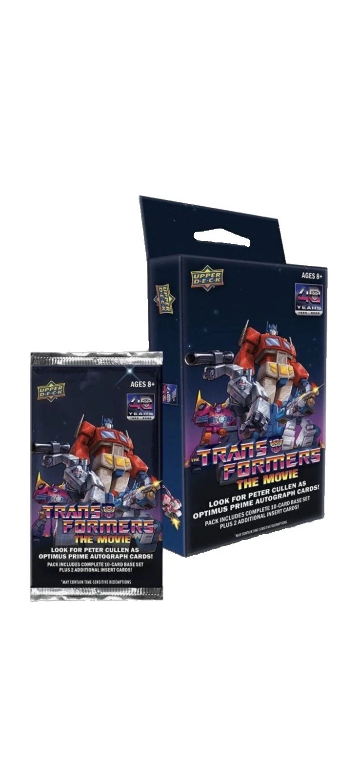 2026 Upper Deck Transformers Hangers The Movie 40th Anniversary (LOT OF 10) 2026 Upper Deck Transformers Hangers The Movie 40th Anniversary (LOT OF 10)