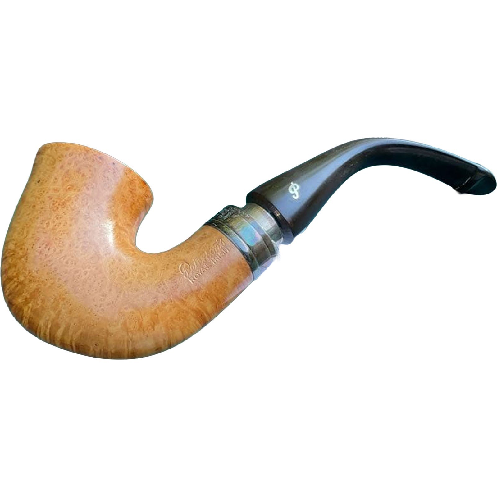 Unused Peterson 150th Anniversary Royal Irish Briar Tobacco Pipe 05 9mm Silver
