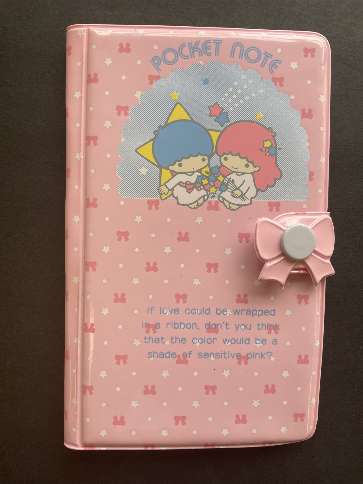 New Vintage 1976 1981 Sanrio Little Twin Stars Pocket Note