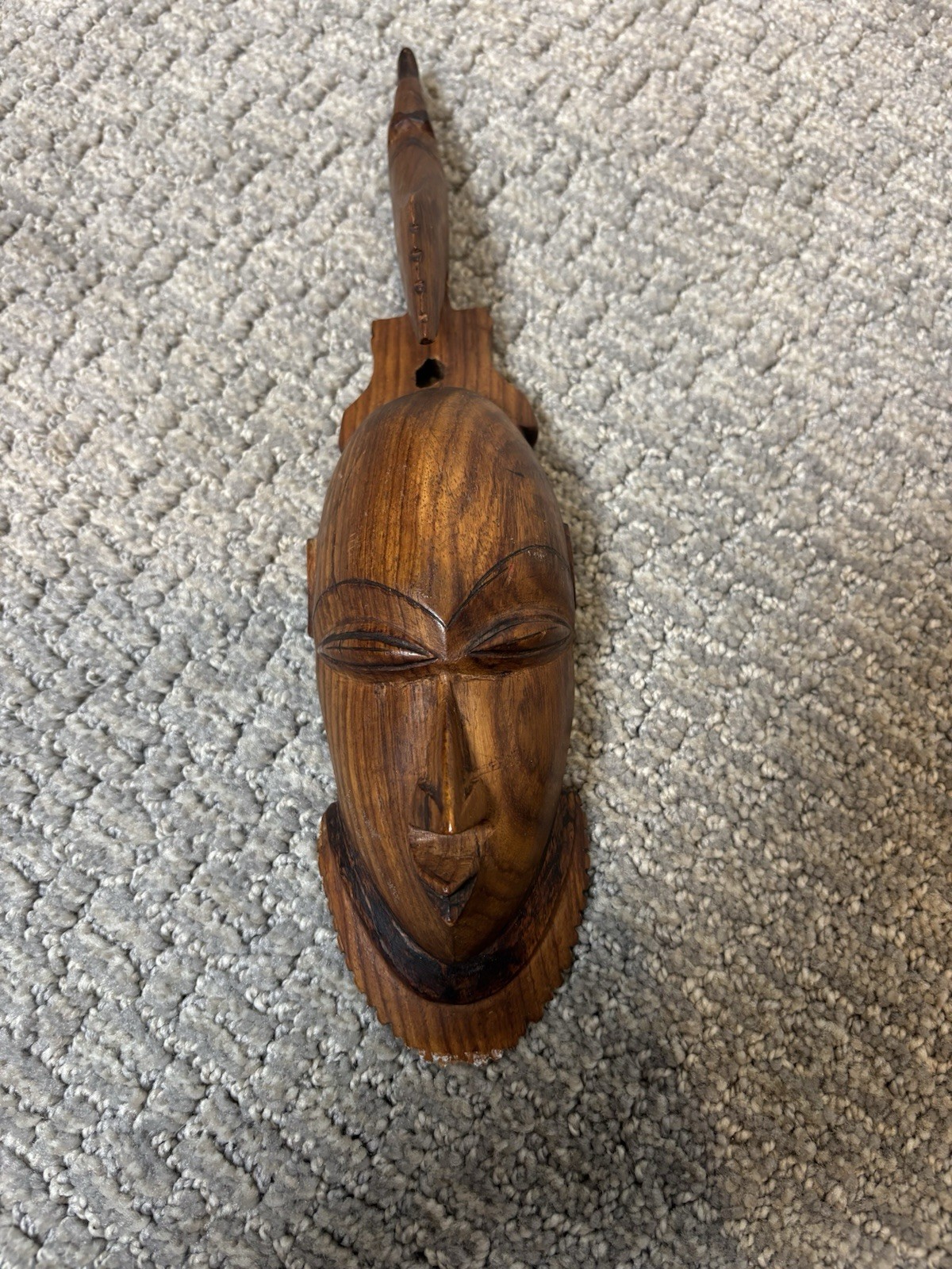 West African Baoulé (Akan) style Carved Mask  from Côte d\'Ivoire (Ivory Coast)