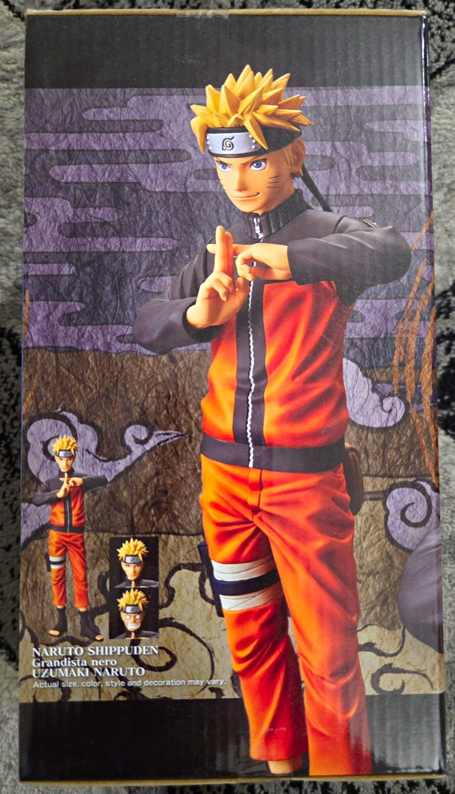 BAN DAI Grandista nero Naruto Uzumaki Figure Naruto Shippuden PVC ABS MPN
