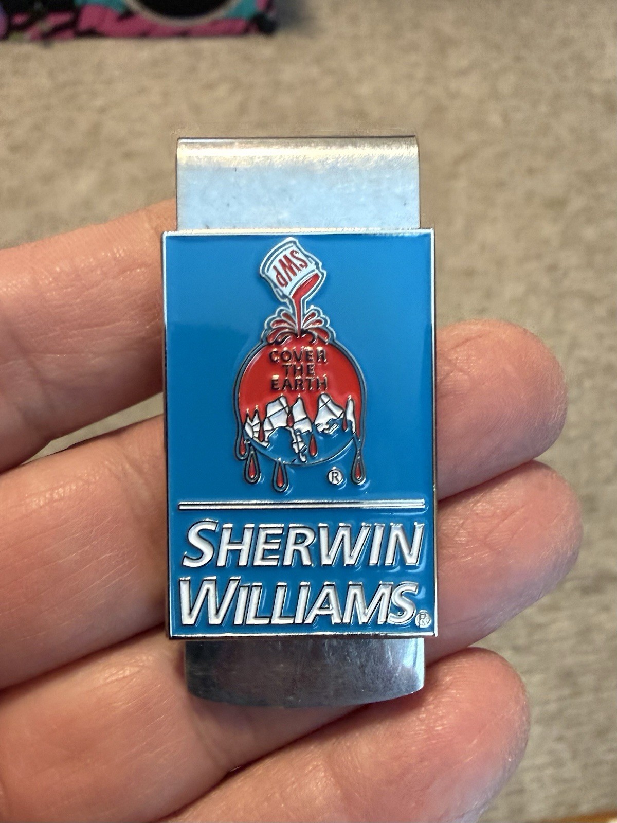 Vintage  Advertising SHERWIN WILLIAMS PAINT Money Clip