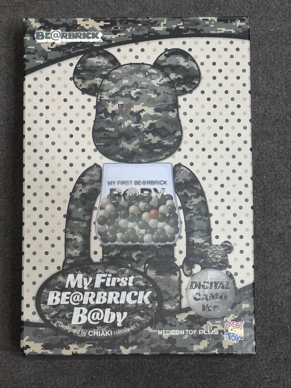 MY FIRST BE@RBRICK B@BY 100 400 DIGITAL CAMO Ver. BEARBRICK BABY 400% 100%