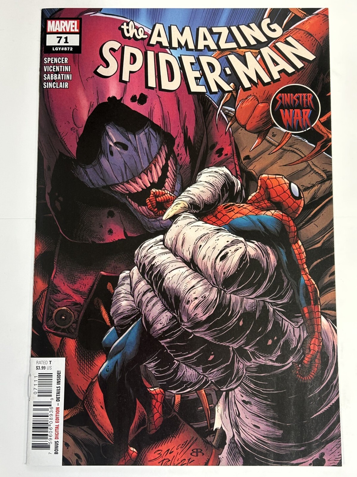 THE AMAZING SPIDER-MAN #71 NEAR MINT 2021 BAGLEY COVER MARVEL COMICS b-337