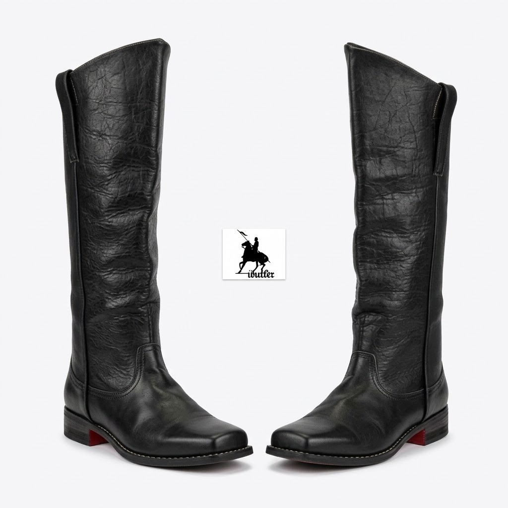 Cavalry Boots - Sizes 5-15 - Black Leather - Highest Quality - Civil War