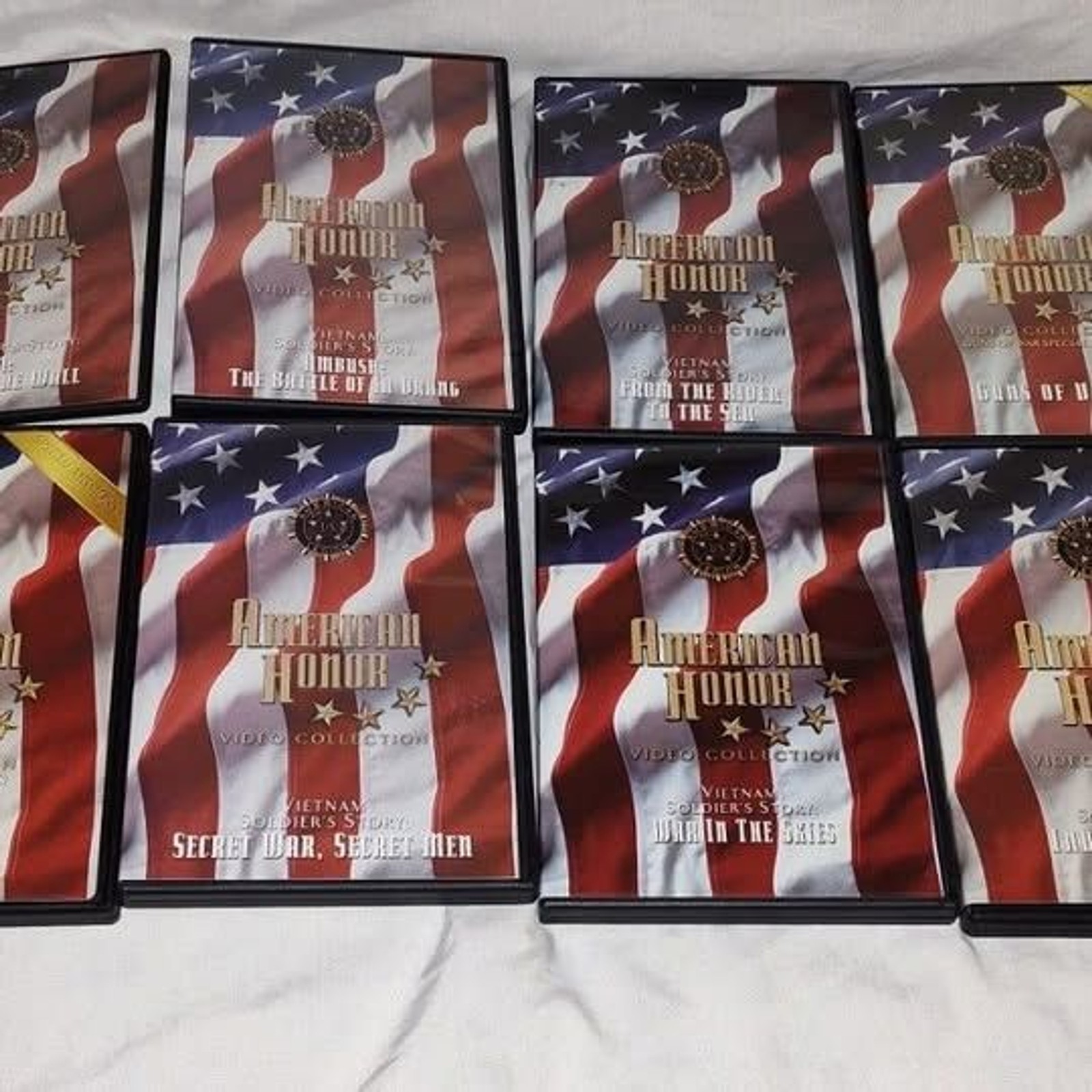 Lot of 12 DVDs American Honor Video Collection ABC News Vietnam Soldiers Story Lot of 12 DVDs American Honor Video Collection ABC News Vietnam Soldiers Story