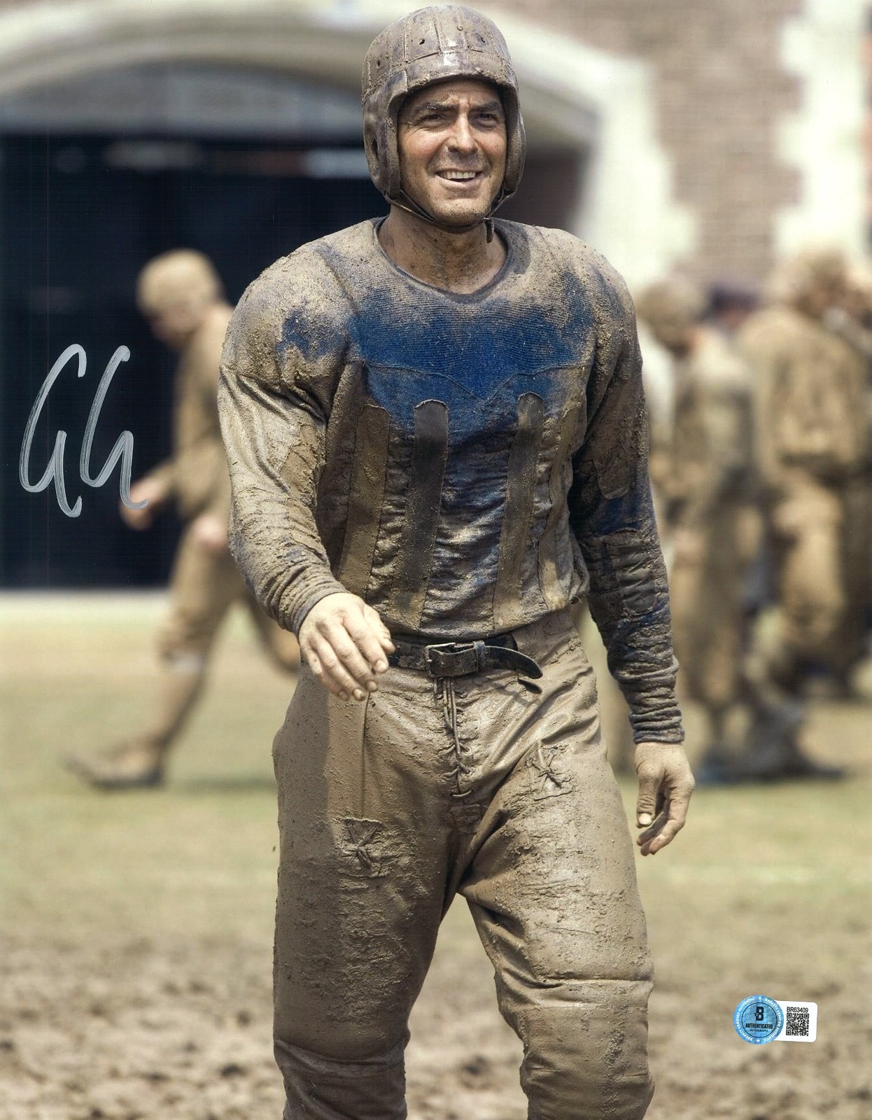 GEORGE CLOONEY SIGNED AUTOGRAPH THE PERFECT STORM 11X14 PHOTO BECKETT BAS