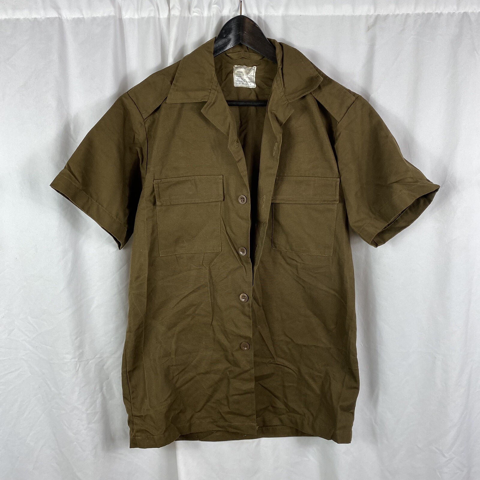 1980s South African Airborne Military Shirt Short Sleeve Jacket Apartheid