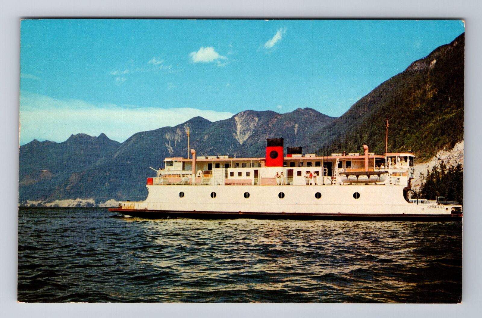 SS Smokwa, Ships, Transportation, Antique Vintage Souvenir Postcard