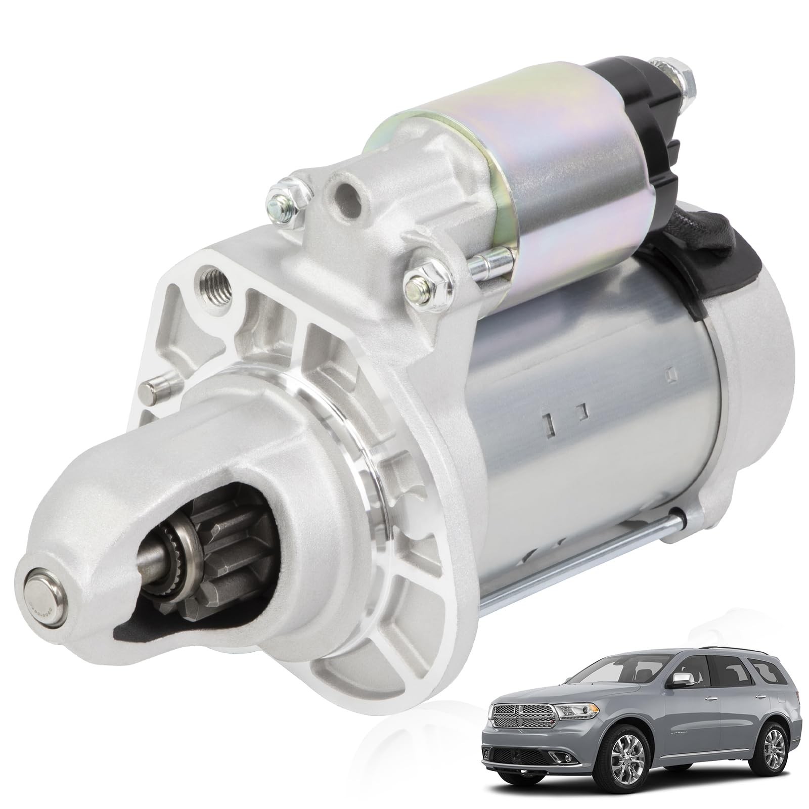 Starter Motor Fit for Dodge Durango 3.6L 2016-2020 & Jeep Wrangler JL 2018-20...