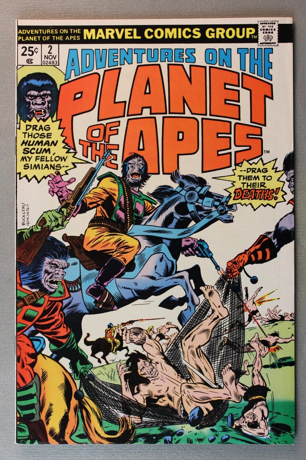 Adventures On The Planet Of The Apes #2 *1975* ALMOST MINT ~ NEVER READ