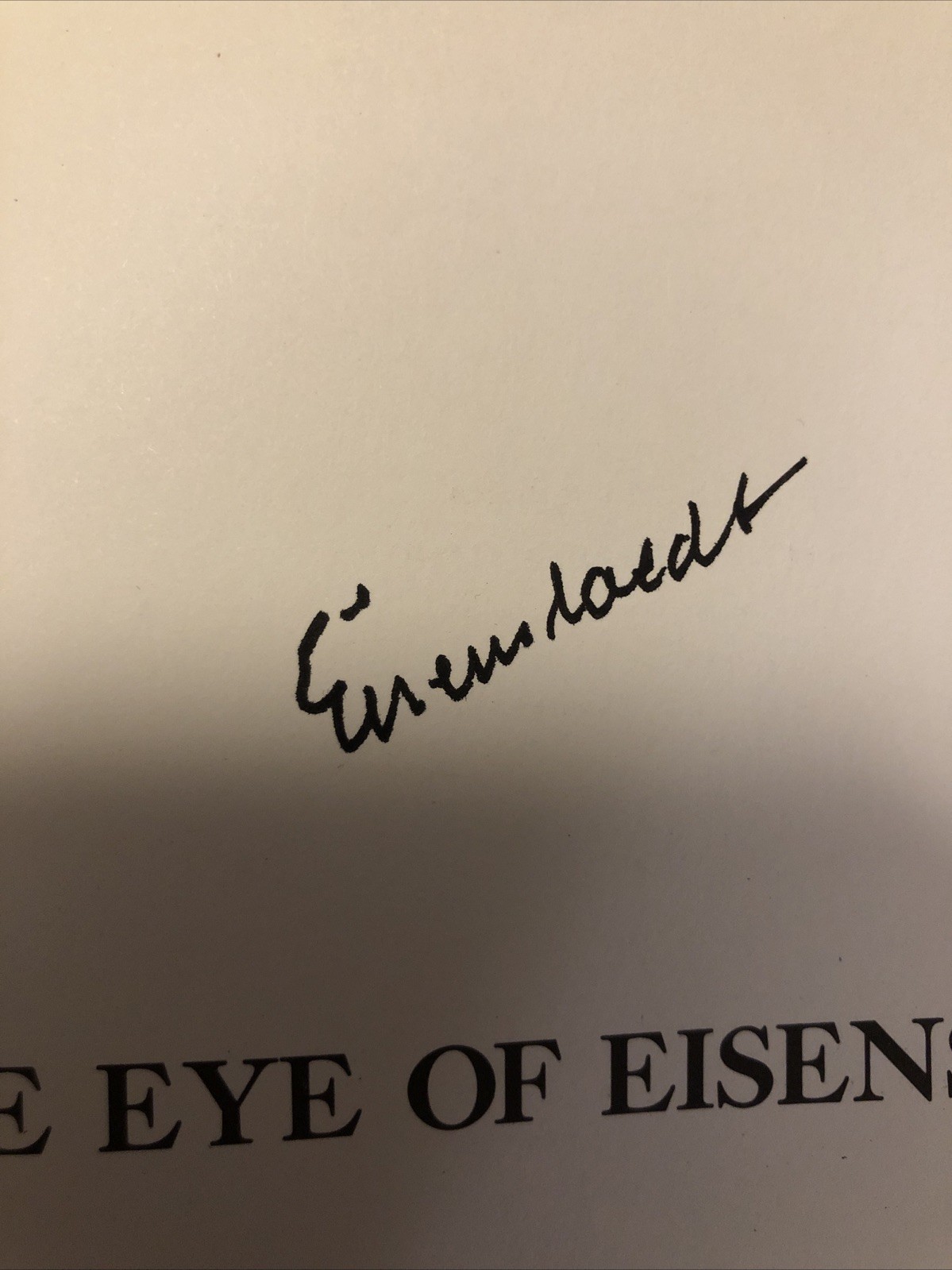 Photographer alfred eisenstaedt Autographed Book Vintage Signed  Life