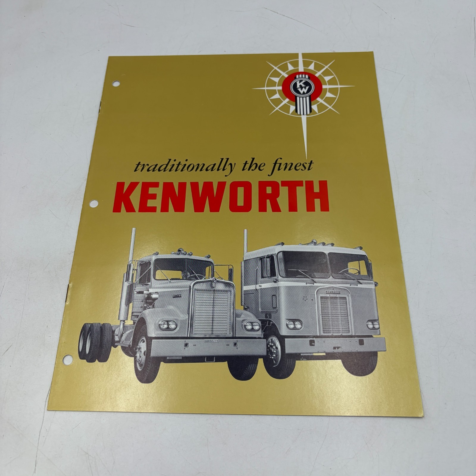 1965 Kenworth Truck Sales Brochure W900 K100 COE Traditionally the Finest 1965 Kenworth Truck Sales Brochure W900 K100 COE Traditionally the Finest