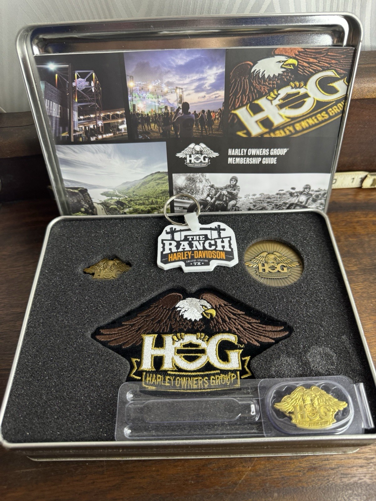 Vintage HOG Harley Owners Group Collectible Gift Set | Rare Dealership Merch